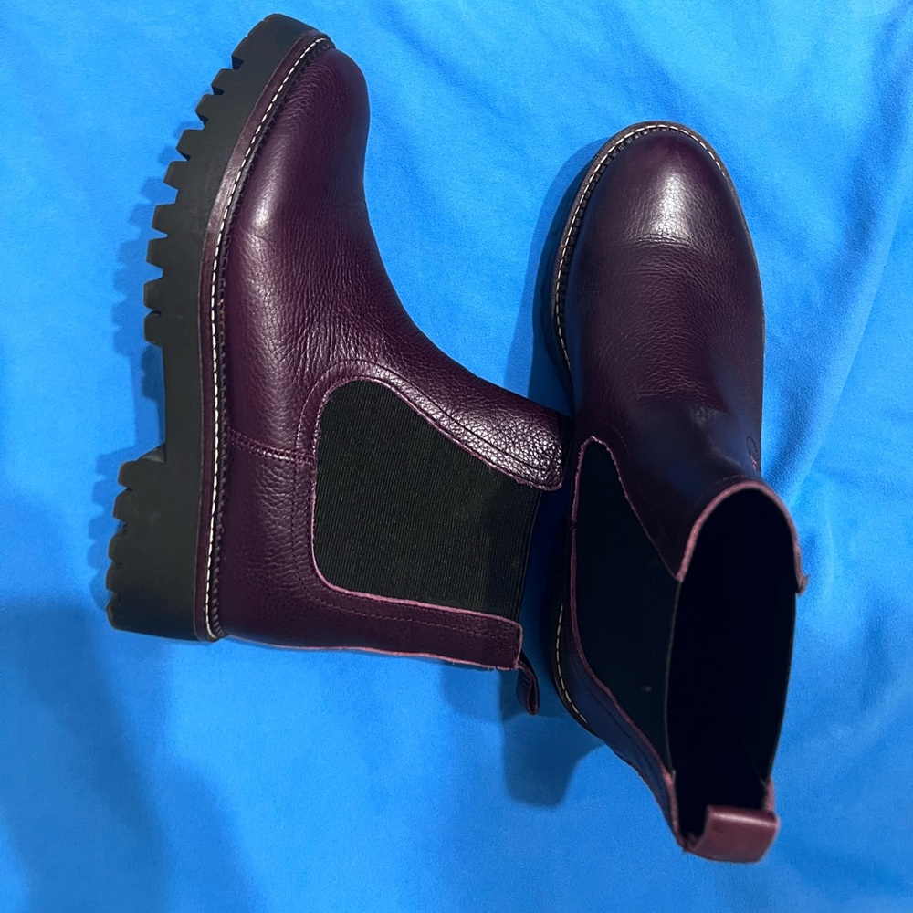 Black Leather Upper Shoes